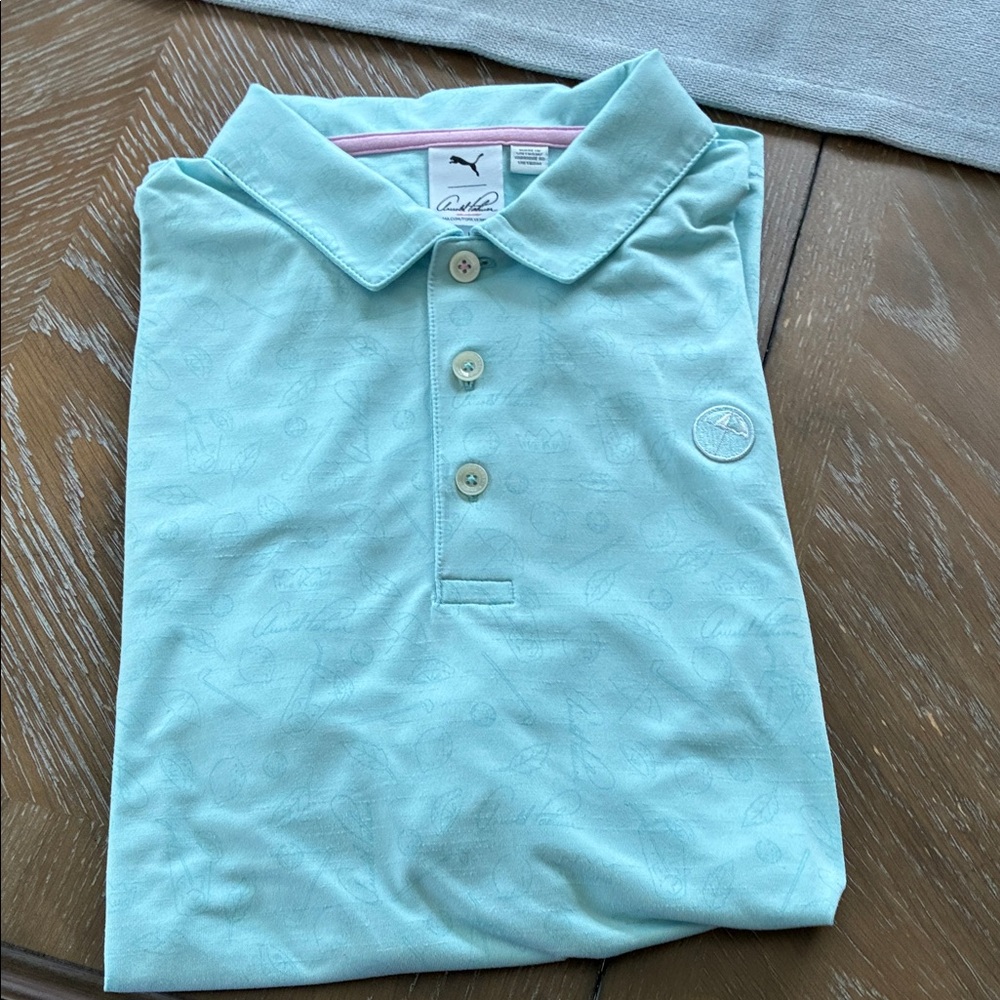 Puma Arnold Palmer Rickie Fowler limited edition golf shirt Retired.